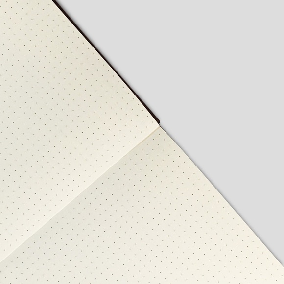 A5 PU LEATHER COVER DACHSHUND NOTEBOOK (DOT GRID) - Picture 3 of 8